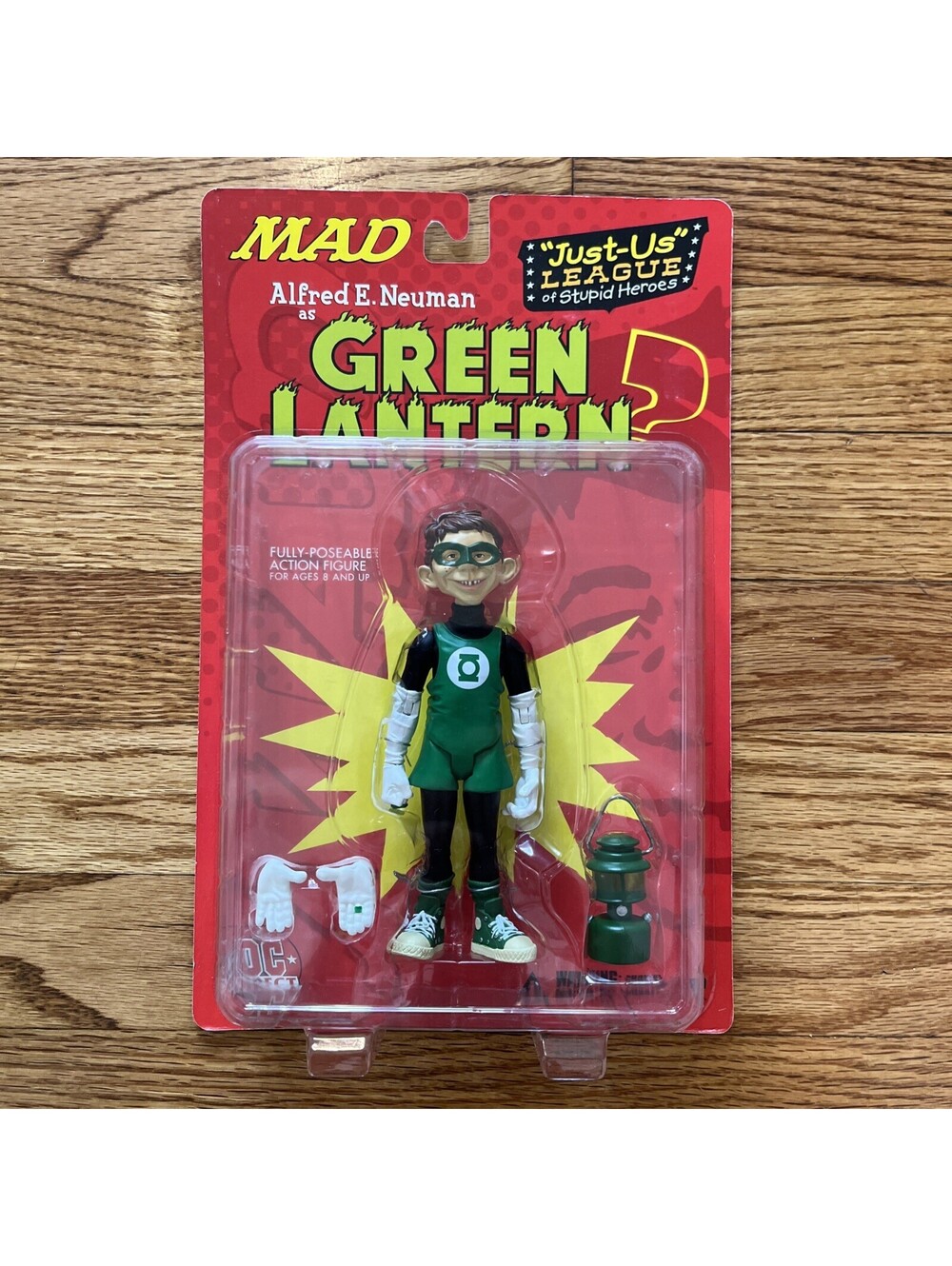 MAD Alfred E. Neuman Action Figure DC Direct Green Arrow Just Us League